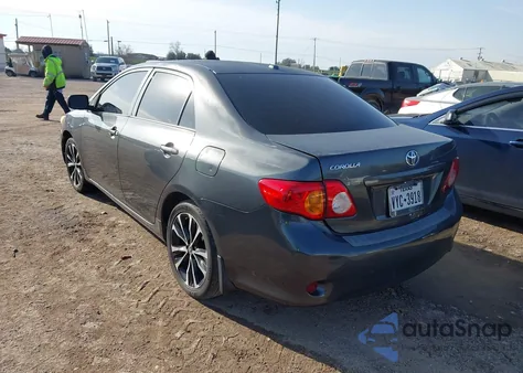 2009 Toyota Corolla из США, поврежденный, VIN 1NXBU40E49Z038459